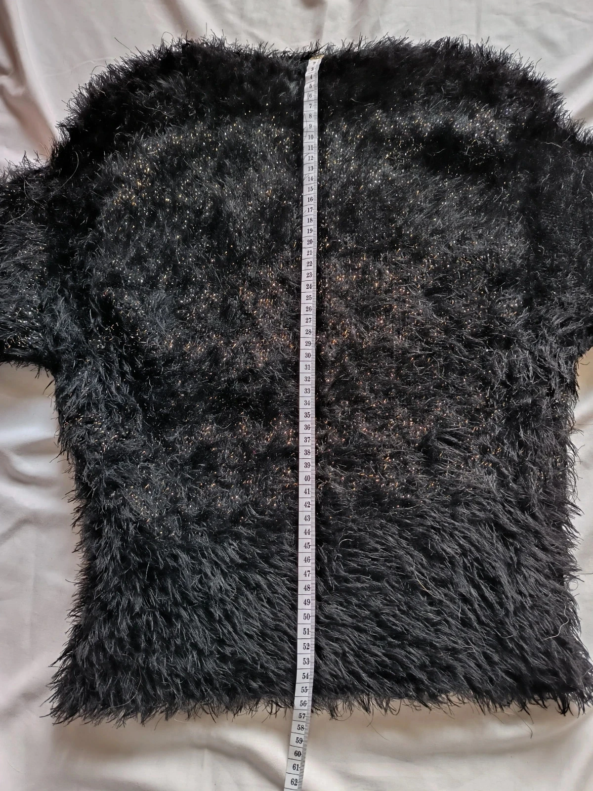Sudadera de peluche brillante negro y dorado talla M – photo 4